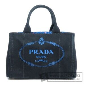 Prada Canapa Tote Bag Strap Canvas